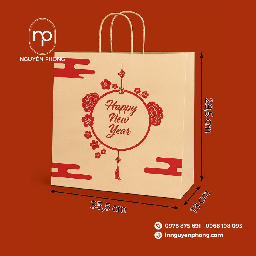 In túi giấy đựng quà tết tại TPHCM giá rẻ